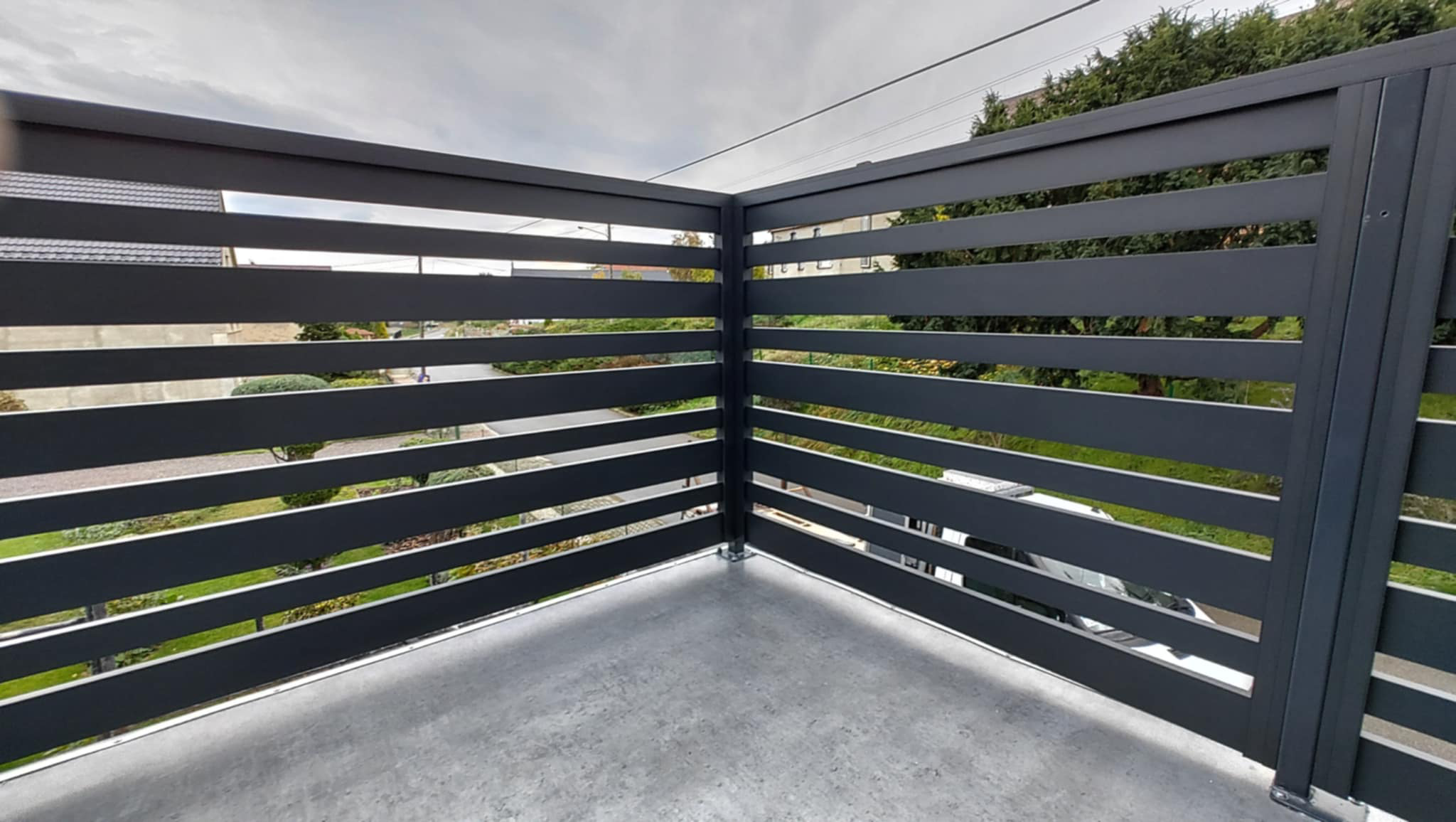 balkon nowoczesny aluminiowy montaz nysa