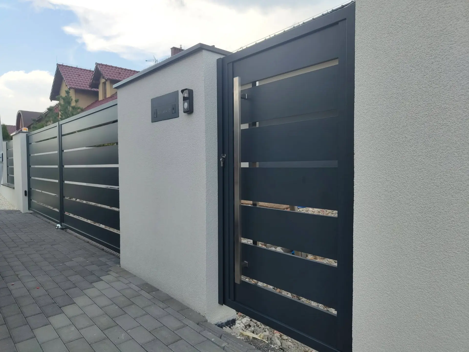 komplet nowoczesne ogrodzenie aluminiowe montaz nysa